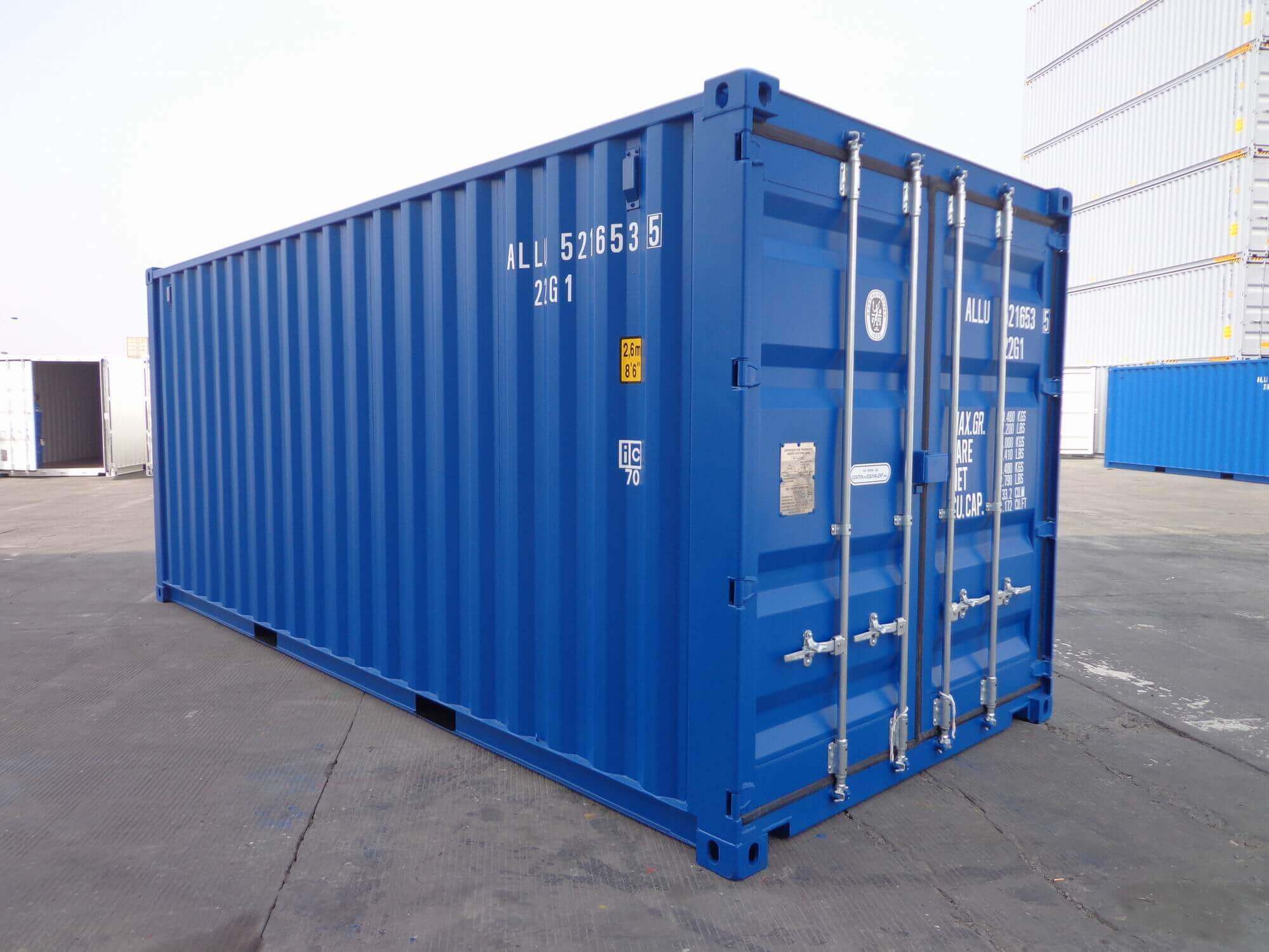 Dry van containers, New and used containers